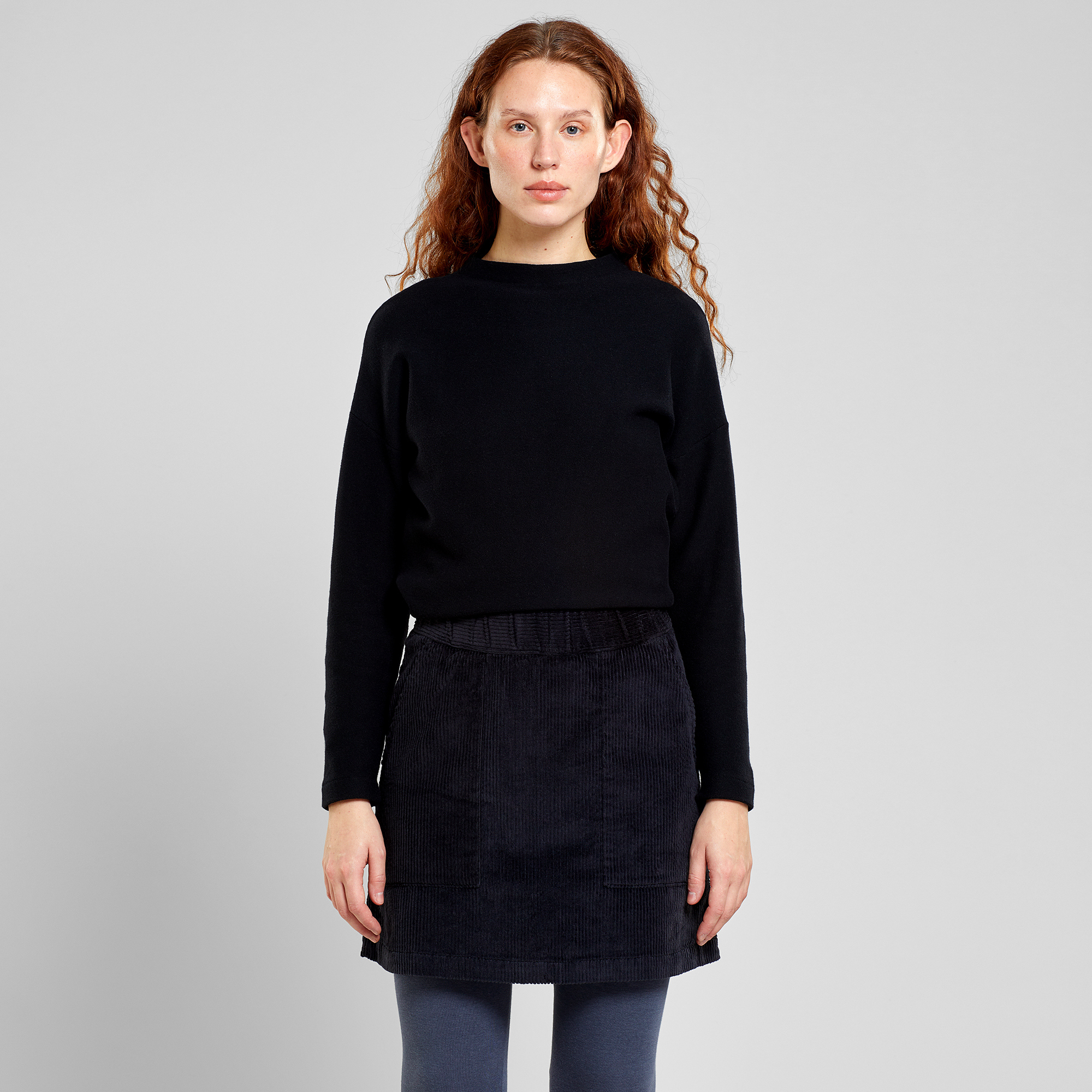 Skirt Majorna Corduroy Black