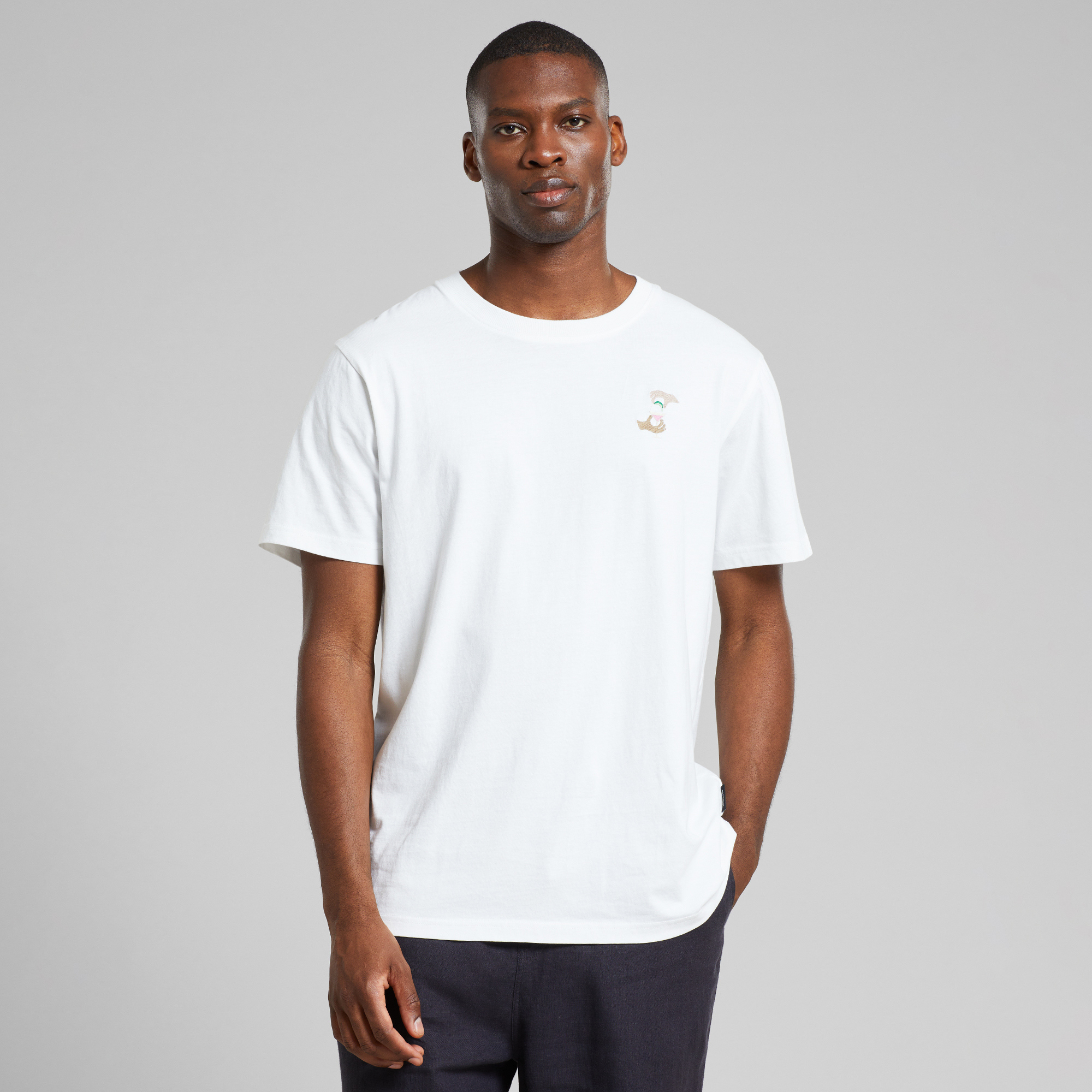 T-shirt Stockholm Siesta Fiesta Hands Emb White