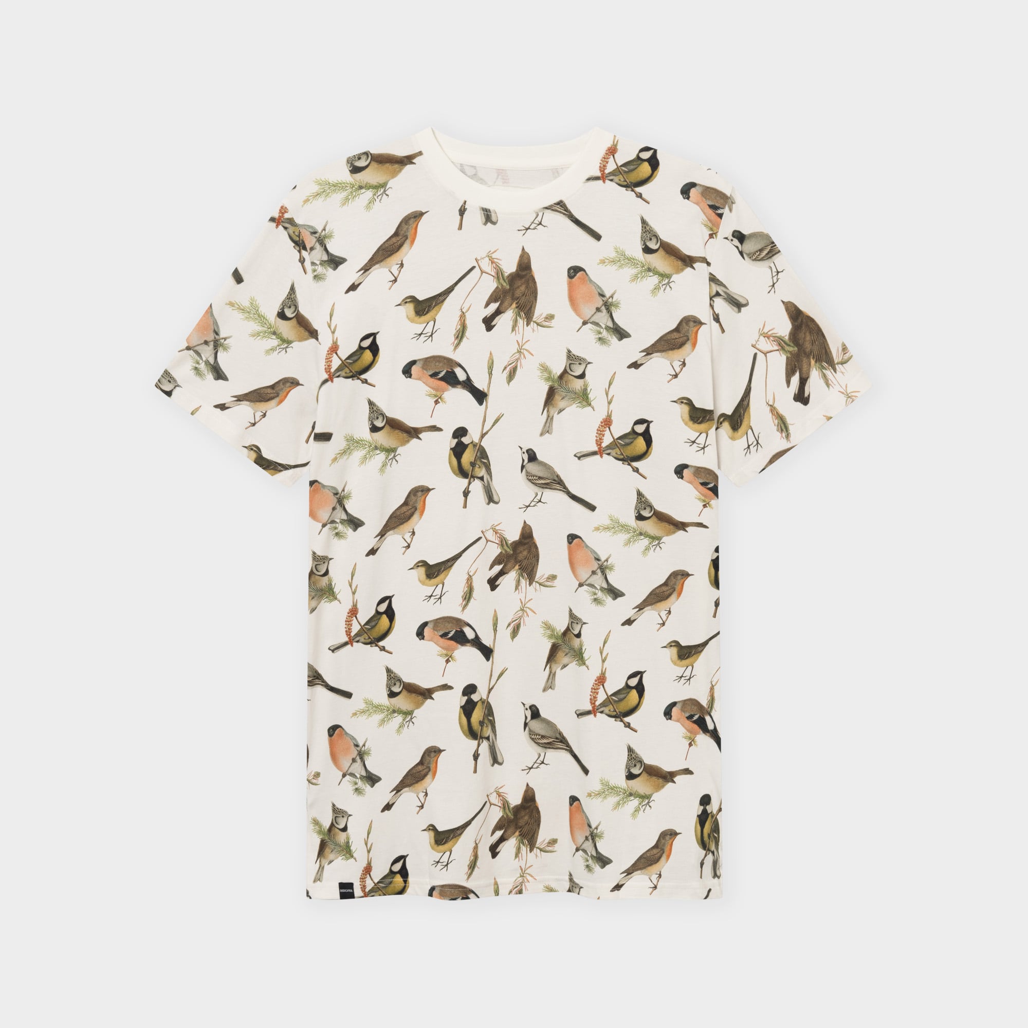 DEDICATED - T-shirt Stockholm Autumn Birds Off-White