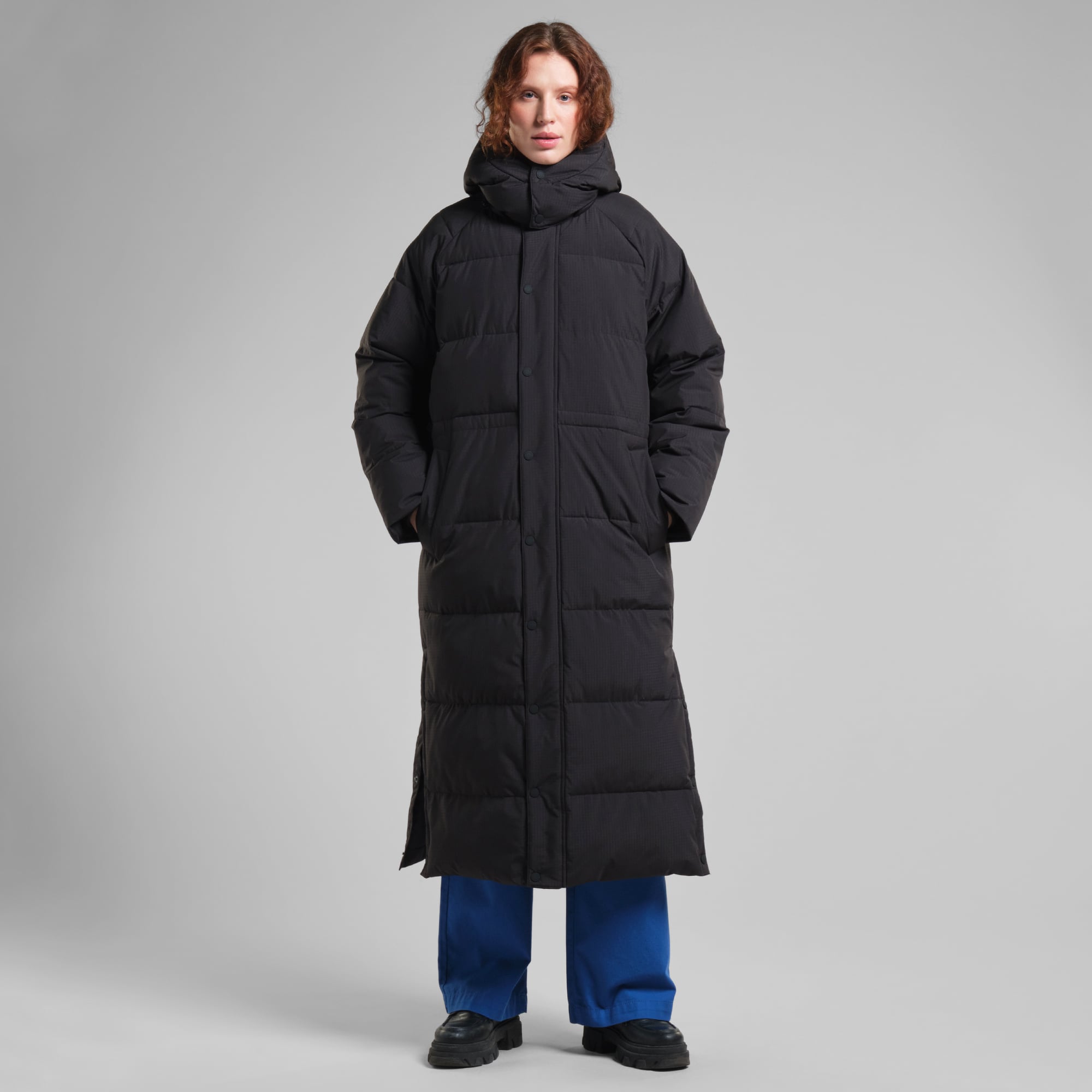 DEDICATED - Long Puffer Jacket Karmas Black