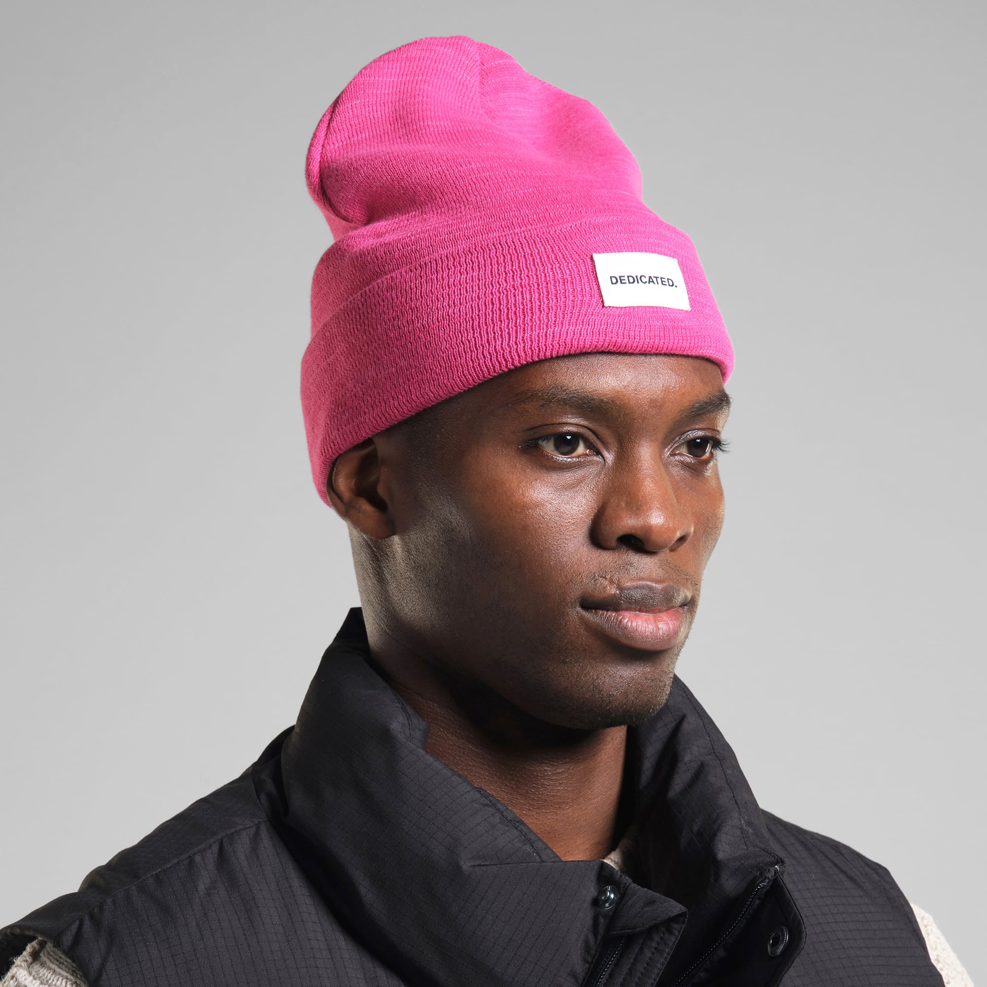 Whimgy Beanie Blue×Pink isecai DEDICATED - Beanie Kiruna Raspberry Pink