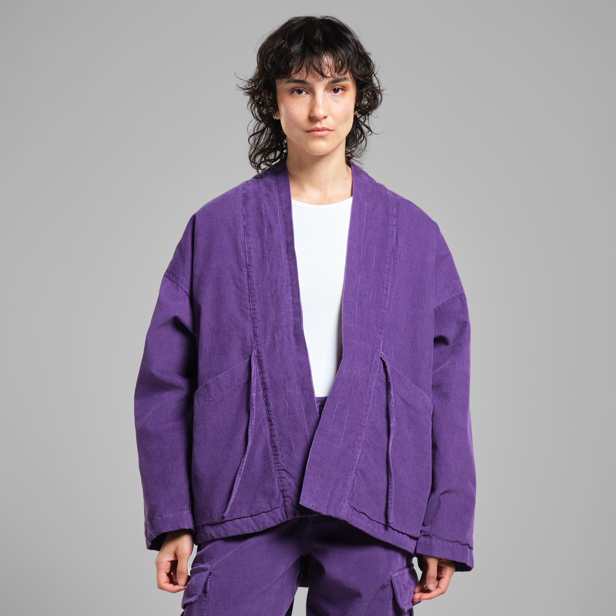 DEDICATED - Jacket Sickla Corduroy Picasso Purple