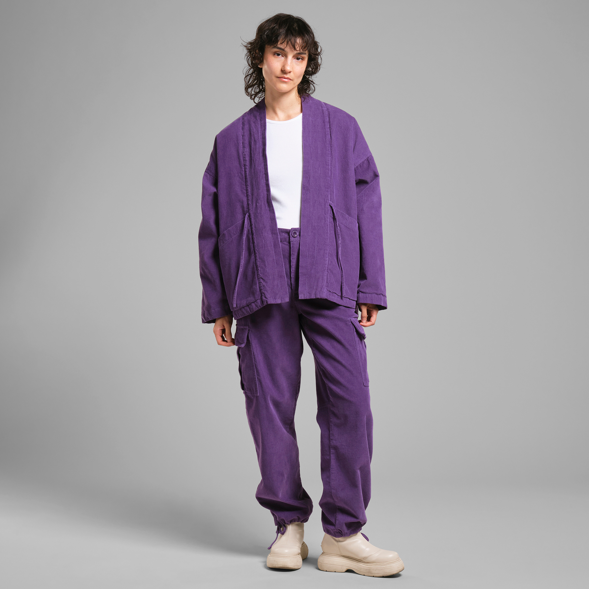 DEDICATED - Jacket Sickla Corduroy Picasso Purple