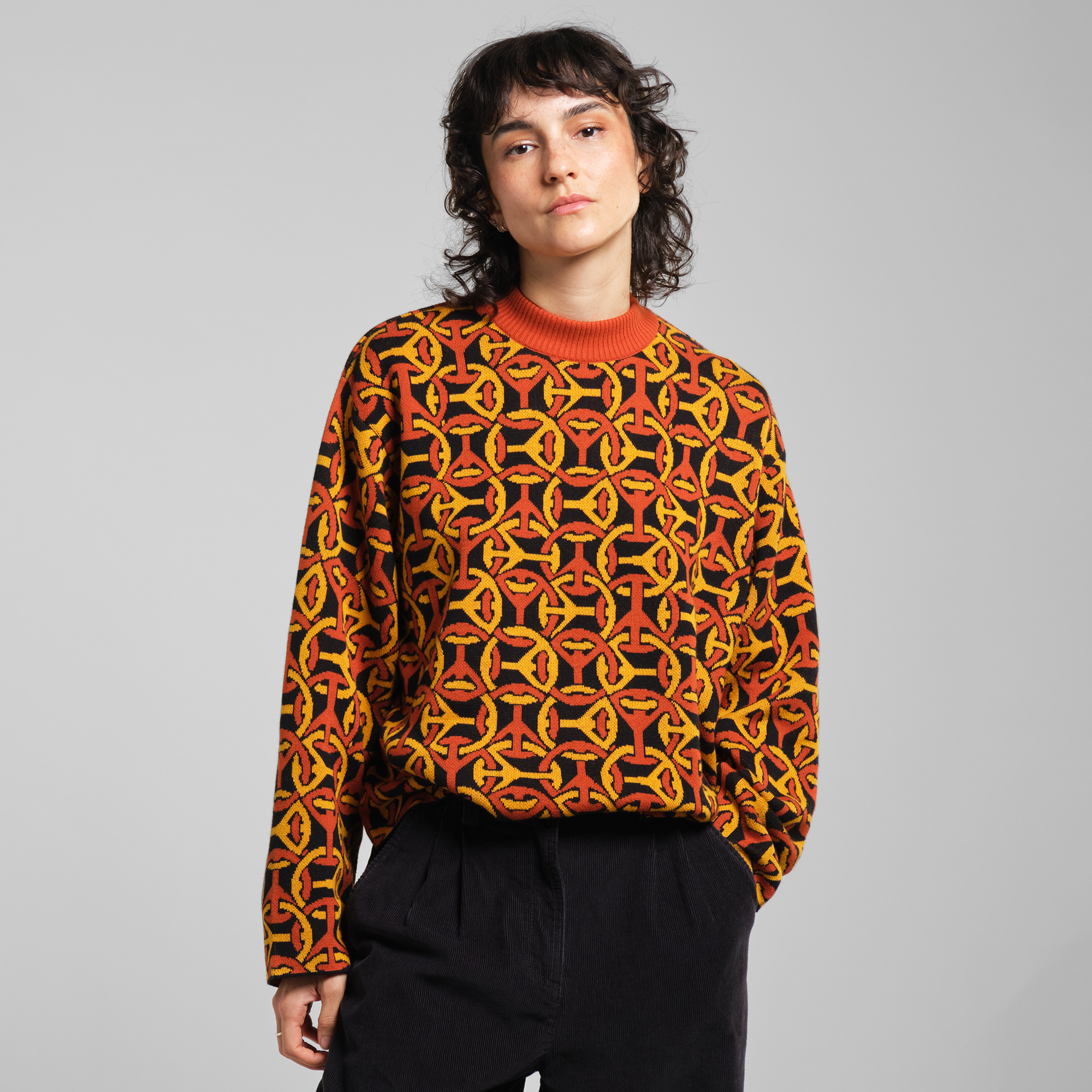 Sweater Limhamn Peace Link Multi Color